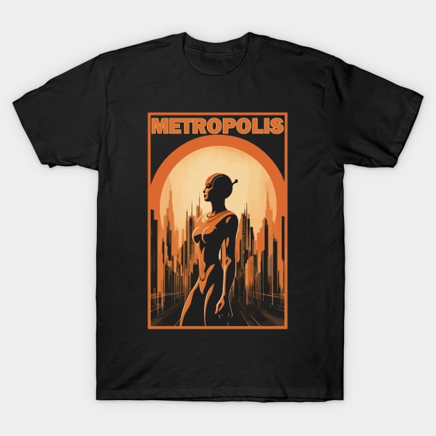 Metropolis T-Shirt by RetroPandora